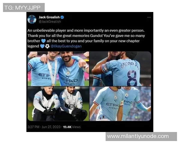 格拉利什在社交媒体上祝福卡森：祝愿他未来一切顺利与成功